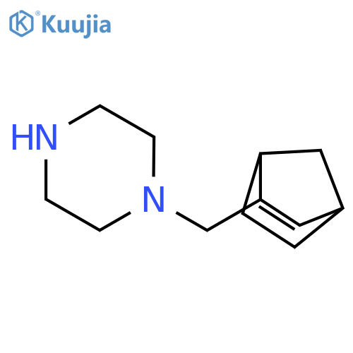 1-(5-bicyclo[2.2.1]hept-2-enylmethyl)piperazine structure