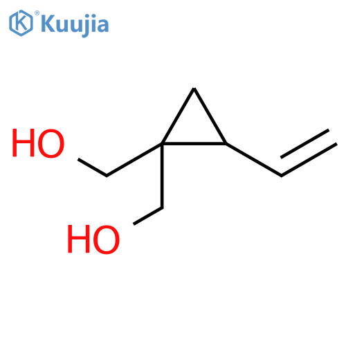 1,1-Cyclopropanedimethanol, 2-ethenyl- structure