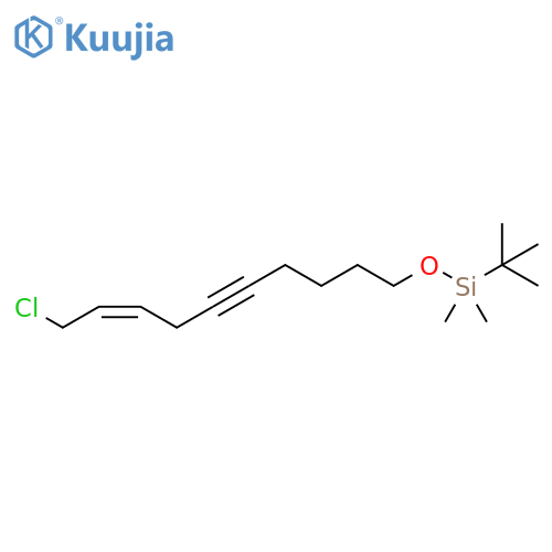 Silane, [(10-chloro-8-decen-5-ynyl)oxy](1,1-dimethylethyl)dimethyl-, (Z)- (9CI) structure