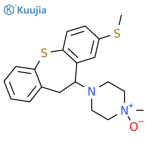 Piperazine,1-[10,11-dihydro-8-(methylthio)dibenzo[b,f]thiepin-10-yl]-4-methyl-, 4-oxide structure