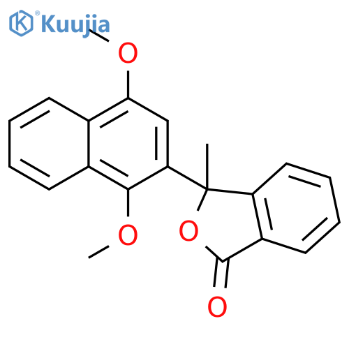 1(3H)-Isobenzofuranone, 3-(1,4-dimethoxy-2-naphthalenyl)-3-methyl- structure