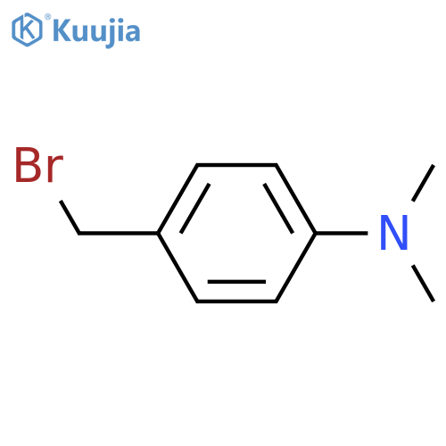 4-(bromomethyl)-N,N-dimethylaniline structure
