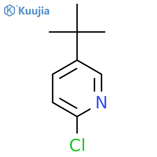 5-tert-butyl-2-chloropyridine structure