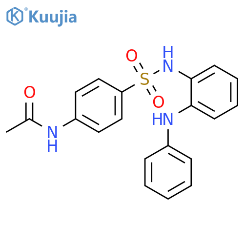 Acetamide, N-[4-[[[2-(phenylamino)phenyl]amino]sulfonyl]phenyl]- structure