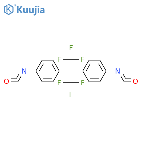 2,2-Bis(4-isocyanatophenyl)hexafluoropropane structure