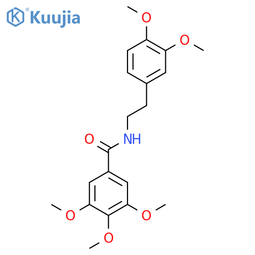 N-[2-(3,4-dimethoxyphenyl)ethyl]-3,4,5-trimethoxybenzamide structure