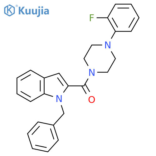 4-(2-Fluorophenyl)piperazinyl 1-benzylindol-2-YL ketone structure