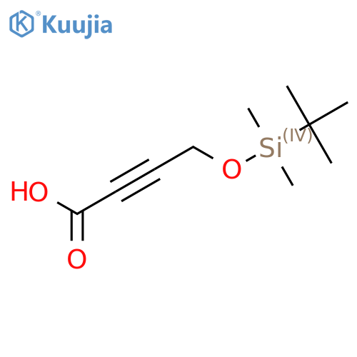 4-(tert-Butyldimethylsilyloxy)-2-butynoic Acid structure