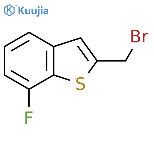2-Bromomethyl-7-fluoro-benzo[b]thiophene structure