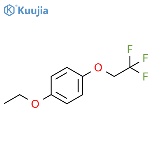 Benzene, 1-ethoxy-4-(2,2,2-trifluoroethoxy)- structure