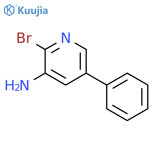 2-bromo-5-phenylpyridin-3-amine structure