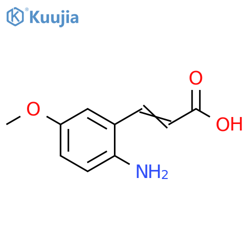 2-Propenoic acid, 3-(2-amino-5-methoxyphenyl)- structure