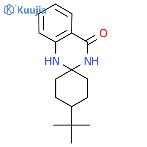4'-Tert-butylspiro[1,3-dihydroquinazoline-2,1'-cyclohexane]-4-one structure