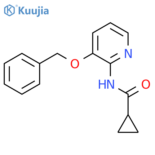 N-[3-(Benzyloxy)pyridin-2-yl]cyclopropanecarboxamide structure