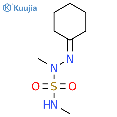 HYDRAZINESULFONAMIDE, 2-CYCLOHEXYLIDENE-N,1-DIMETHYL- structure