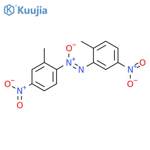 Diazene, (2-methyl-4-nitrophenyl)(2-methyl-5-nitrophenyl)-, 2-oxide structure