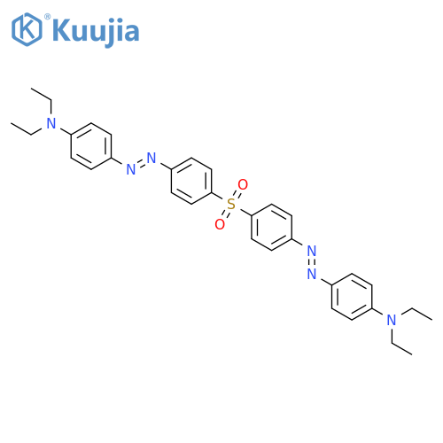 Benzenamine, 4,4'-[sulfonylbis(4,1-phenyleneazo)]bis[N,N-diethyl- structure