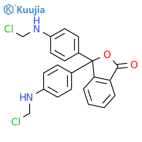 1(3H)-Isobenzofuranone, 3,3-bis[4-[(chloromethyl)amino]phenyl]- structure