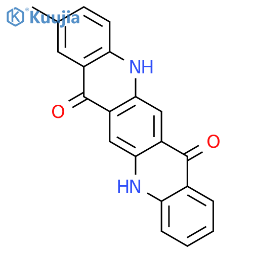 Quino[2,3-b]acridine-7,14-dione,5,12-dihydro-2-methyl- structure