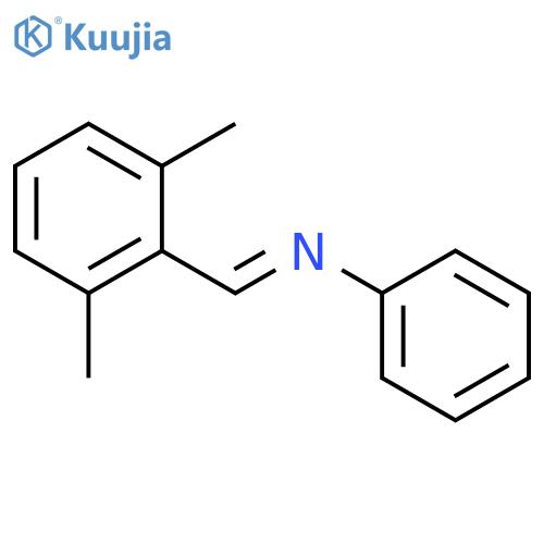 Benzenamine, N-[(2,6-dimethylphenyl)methylene]- structure
