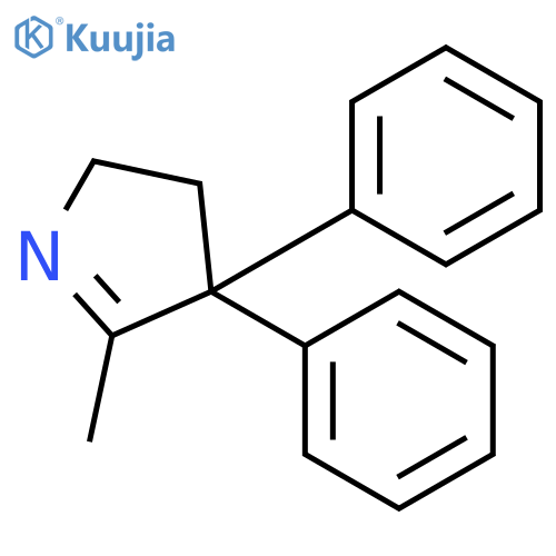 2H-Pyrrole,3,4-dihydro-5-methyl-4,4-diphenyl- structure