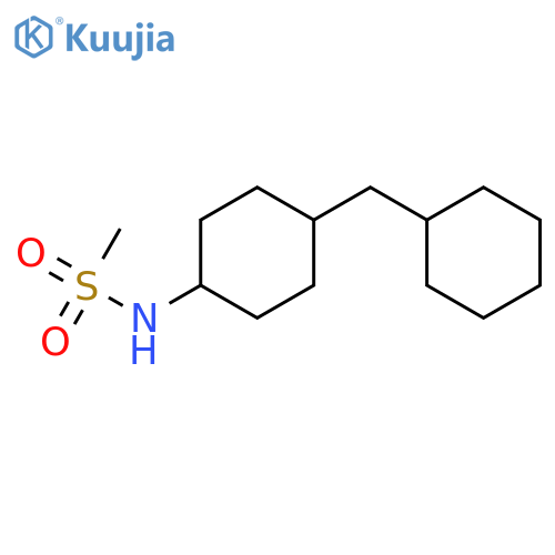 Methanesulfonamide,N-[4-(cyclohexylmethyl)cyclohexyl]- structure