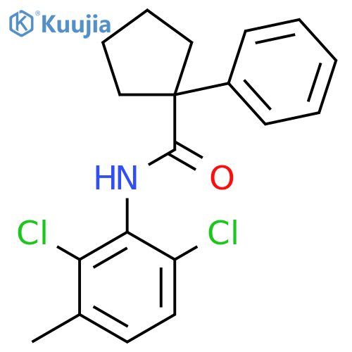 N-(2,6-Dichloro-3-methylphenyl)(phenylcyclopentyl)formamide structure