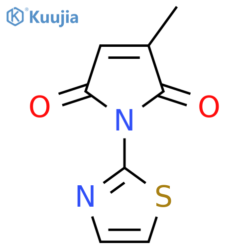 3-Methyl-1-(2,5-thiazolyl)-3-pyrroline-2,5-dione structure