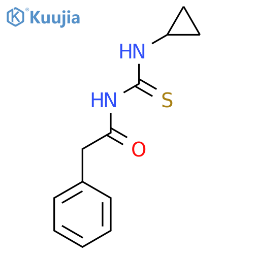 1-(Cyclopropyl)-3-(2-phenylacetyl)thiourea structure