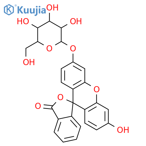 Fluorescein β-D-galactopyranoside structure