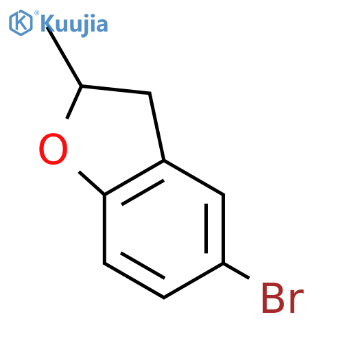 5-bromo-2-methyl-2,3-dihydro-1-benzofuran structure