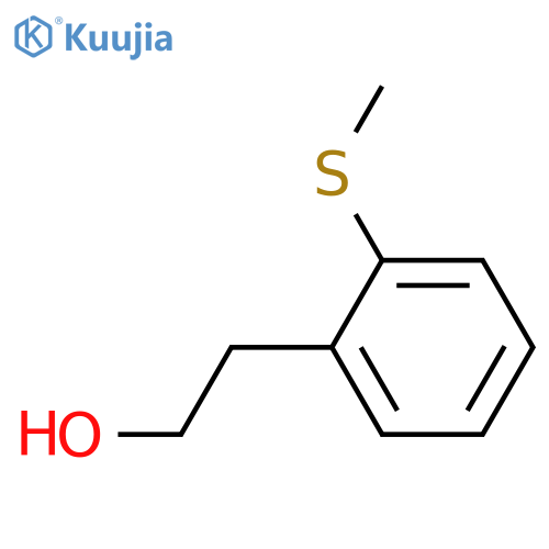 2-2-(methylsulfanyl)phenylethan-1-ol structure