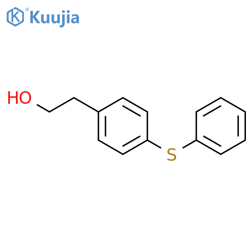 Benzeneethanol, 4-(phenylthio)- structure