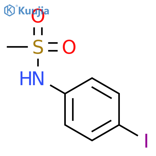 N-(4-iodophenyl)methanesulfonamide structure