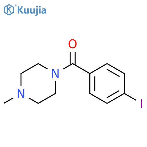 1-(4-iodobenzoyl)-4-methylpiperazine structure