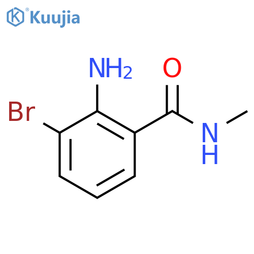 2-Amino-3-bromo-N-methylbenzamide structure