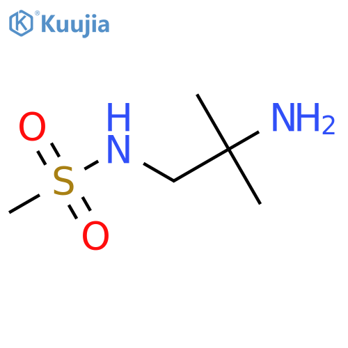 Methanesulfonamide, N-(2-amino-2-methylpropyl)- structure