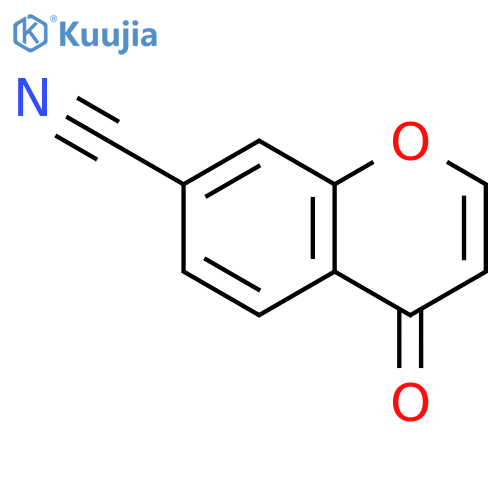 4-oxo-4H-chromene-7-carbonitrile structure