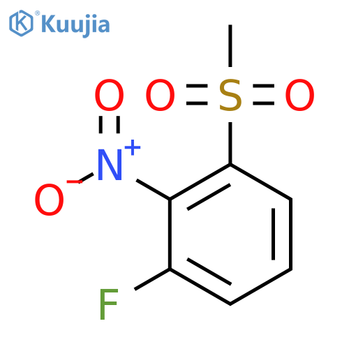 1-Fluoro-3-methanesulfonyl-2-nitrobenzene structure
