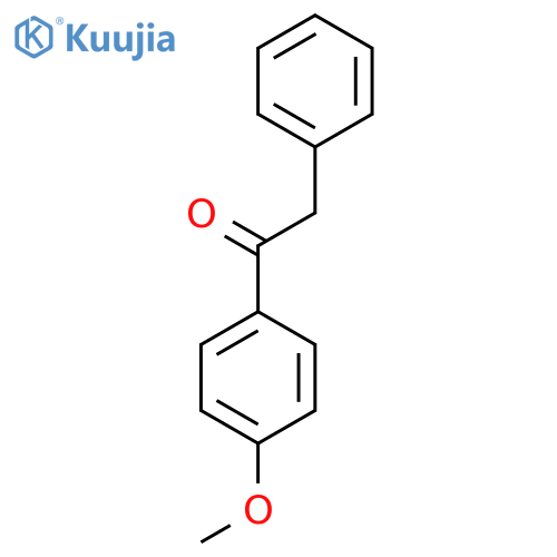 1-(4-methoxyphenyl)-2-phenylethan-1-one structure