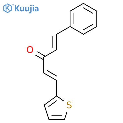1,4-Pentadien-3-one, 1-phenyl-5-(2-thienyl)- structure