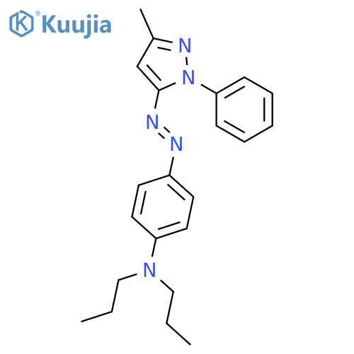 Benzenamine, 4-[(3-methyl-1-phenyl-1H-pyrazol-5-yl)azo]-N,N-dipropyl- structure