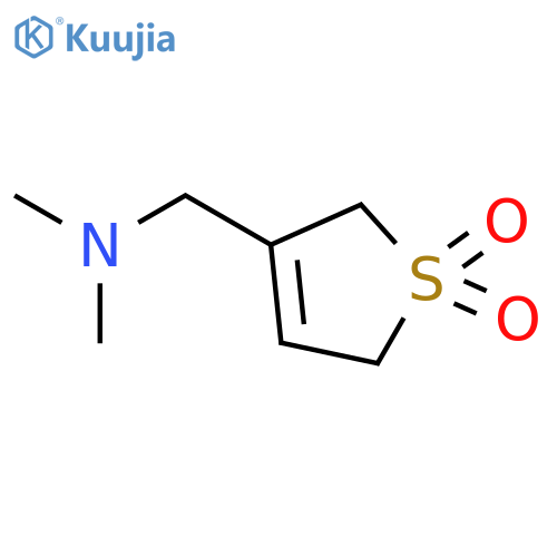 3-Thiophenemethanamine, 2,5-dihydro-N,N-dimethyl-, 1,1-dioxide structure