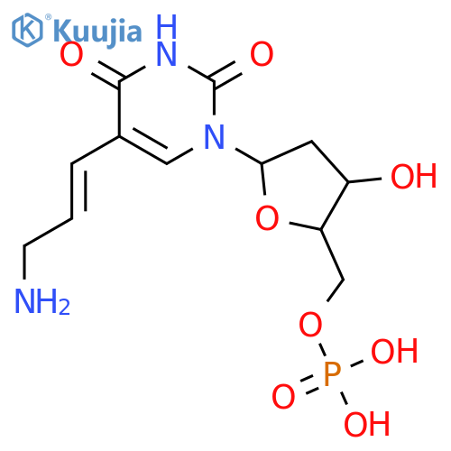 5'-Uridylic acid, 5-(3-amino-1-propenyl)-2'-deoxy- structure