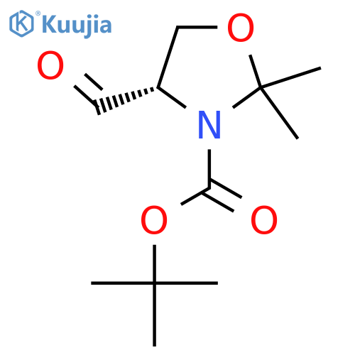 (S)-(-)-3-Boc-2,2-dimethyloxazolidine-4-carboxaldehyde structure