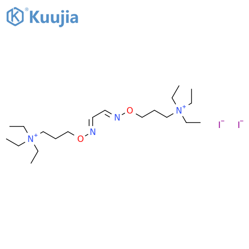 4,9-Dioxa-5,8-diazadodeca-5,7-diene-1,12-diaminium,N1,N1,N1,N12,N12,N12-hexaethyl-, iodide (1:2) structure
