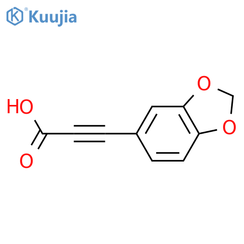 3-(2H-1,3-benzodioxol-5-yl)prop-2-ynoic Acid structure