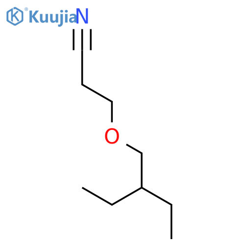 Propanenitrile,3-(2-ethylbutoxy)- structure
