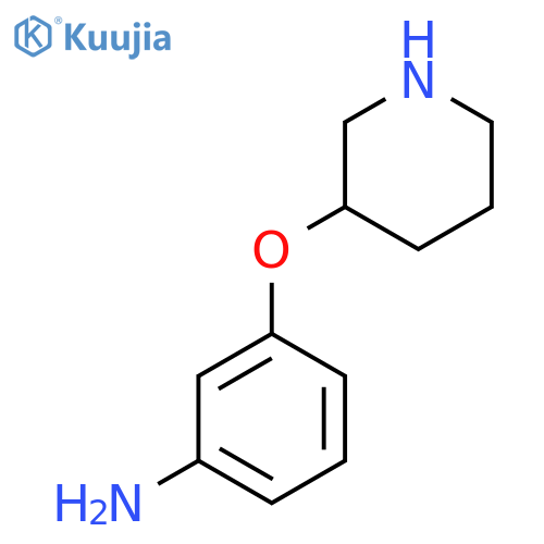 3-(Piperidin-3-yloxy)aniline structure