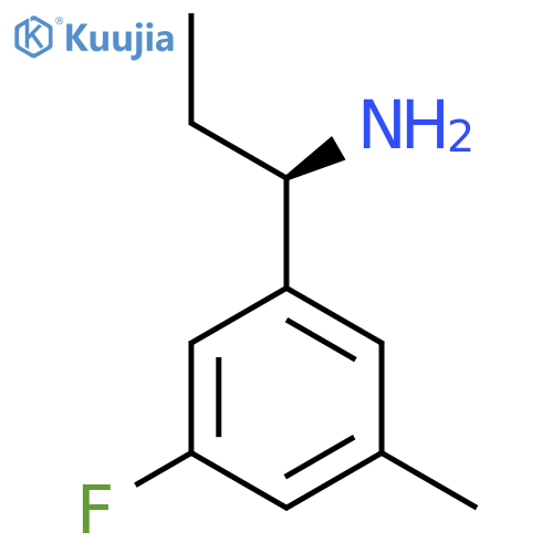 (1R)-1-(3-fluoro-5-methyl-phenyl)propan-1-amine structure